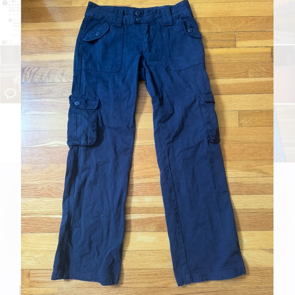 Brandy Melville blue J Galt cargo pants, only worn once!